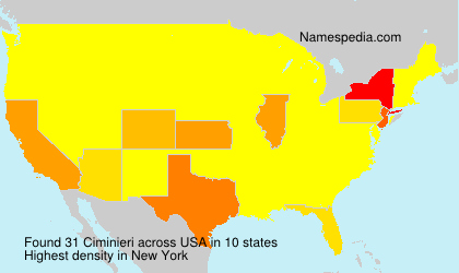 Surname Ciminieri in USA Surname Ciminieri in USA