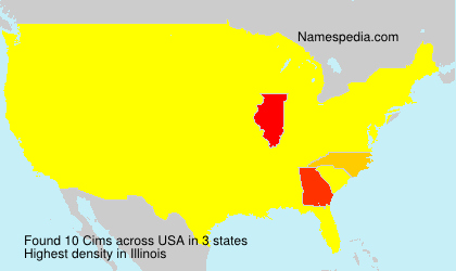 Surname Cims in USA Surname Cims in USA