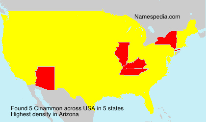 Surname Cinammon in USA Surname Cinammon in USA