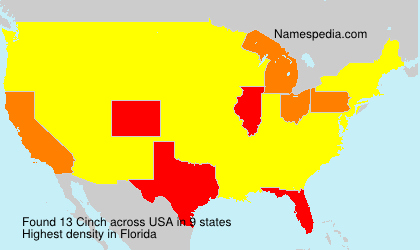 Surname Cinch in USA