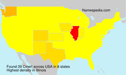 Surname Cinert in USA Surname Cinert in USA