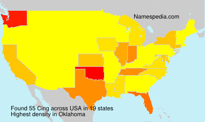 Surname Cing in USA Surname Cing in USA