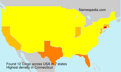 Surname Cingo in USA Surname Cingo in USA