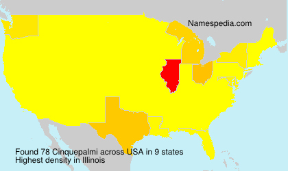Surname Cinquepalmi in USA Surname Cinquepalmi in USA