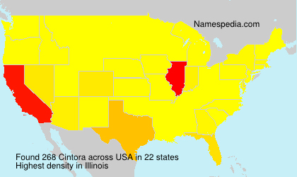 Surname Cintora in USA Surname Cintora in USA