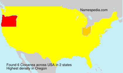 Surname Ciocanea in USA Surname Ciocanea in USA