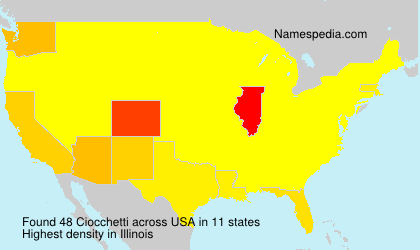 Surname Ciocchetti in USA Surname Ciocchetti in USA