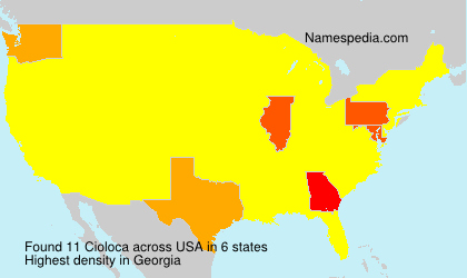 Surname Cioloca in USA Surname Cioloca in USA