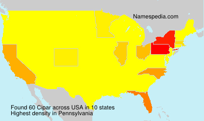 Surname Cipar in USA Surname Cipar in USA