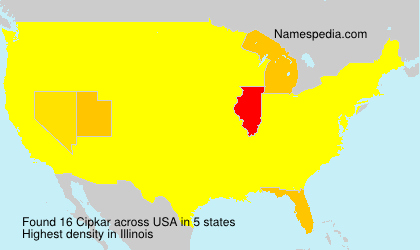Surname Cipkar in USA Surname Cipkar in USA