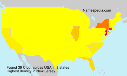 Surname Cipot in USA