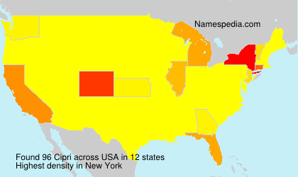 Surname Cipri in USA Surname Cipri in USA