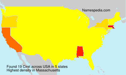 Surname Cirel in USA Surname Cirel in USA