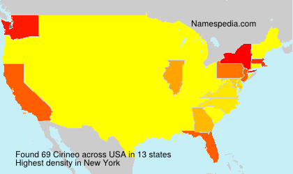 Surname Cirineo in USA Surname Cirineo in USA