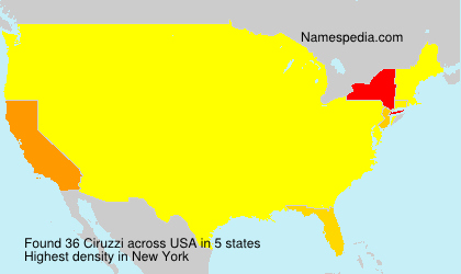 Surname Ciruzzi in USA Surname Ciruzzi in USA