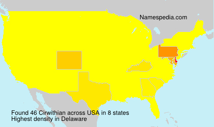 Surname Cirwithian in USA Surname Cirwithian in USA