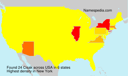 Surname Cisak in USA Surname Cisak in USA