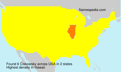 Surname Ciskowsky in USA Surname Ciskowsky in USA
