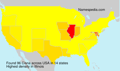 Surname Cisna in USA Surname Cisna in USA