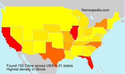 Surname Cisne in USA Surname Cisne in USA