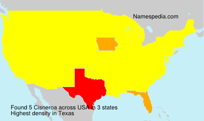 Surname Cisneroa in USA Surname Cisneroa in USA