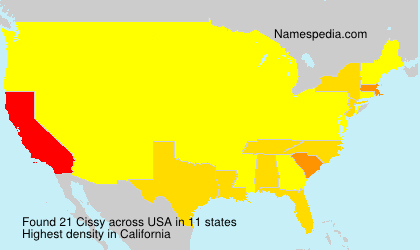 Surname Cissy in USA Surname Cissy in USA