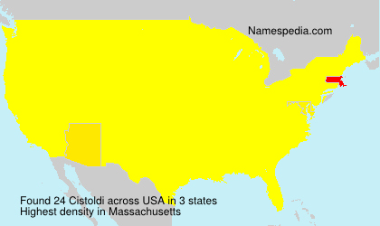 Surname Cistoldi in USA Surname Cistoldi in USA