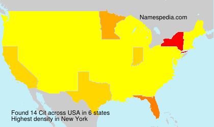Surname Cit in USA Surname Cit in USA
