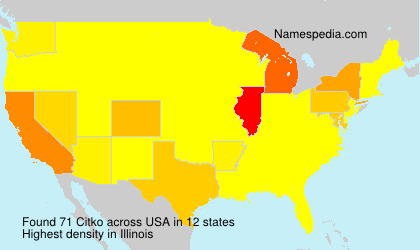 Surname Citko in USA Surname Citko in USA