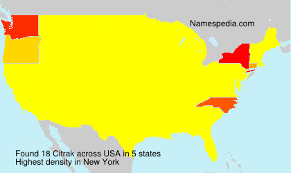 Surname Citrak in USA Surname Citrak in USA