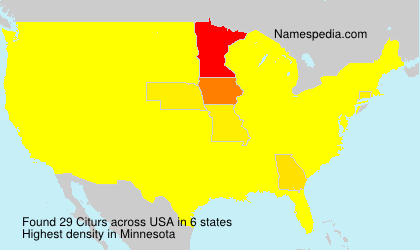 Surname Citurs in USA Surname Citurs in USA
