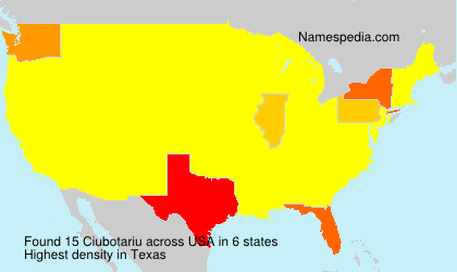 Surname Ciubotariu in USA Surname Ciubotariu in USA
