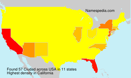 Surname Ciudad in USA Surname Ciudad in USA