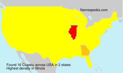 Surname Ciupeiu in USA Surname Ciupeiu in USA