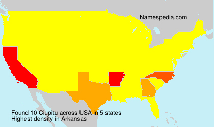 Surname Ciupitu in USA Surname Ciupitu in USA