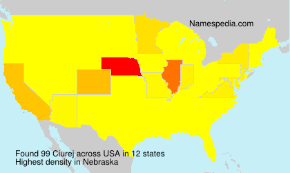 Surname Ciurej in USA Surname Ciurej in USA