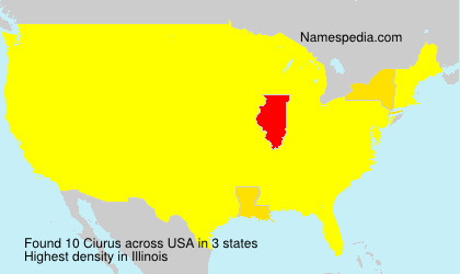 Surname Ciurus in USA Surname Ciurus in USA