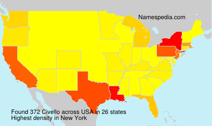 Surname Civello in USA Surname Civello in USA