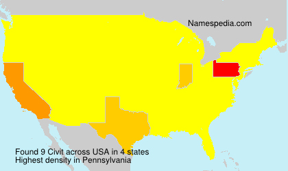 Surname Civit in USA Surname Civit in USA