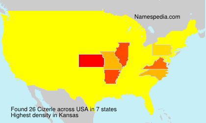 Surname Cizerle in USA Surname Cizerle in USA