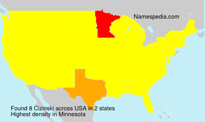 Surname Cizinski in USA Surname Cizinski in USA