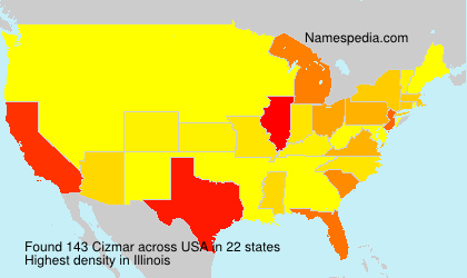 Surname Cizmar in USA Surname Cizmar in USA