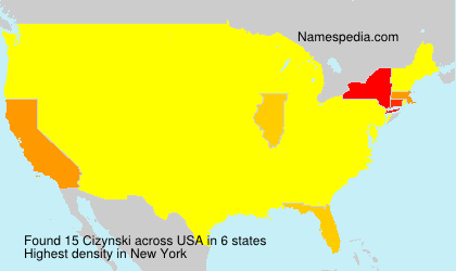Surname Cizynski in USA Surname Cizynski in USA