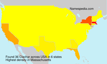 Surname Clachar in USA Surname Clachar in USA