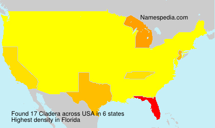 Surname Cladera in USA Surname Cladera in USA