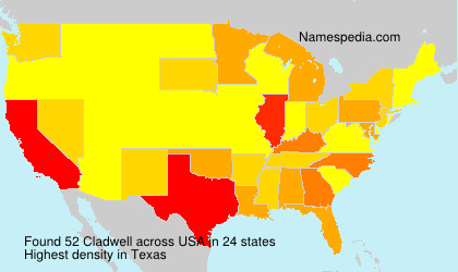 Surname Cladwell in USA Surname Cladwell in USA