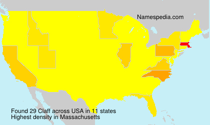 Surname Claff in USA Surname Claff in USA