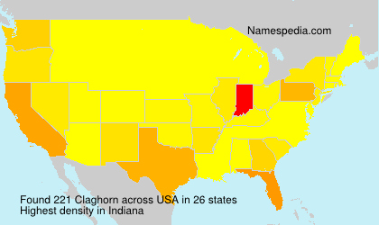 Surname Claghorn in USA Surname Claghorn in USA