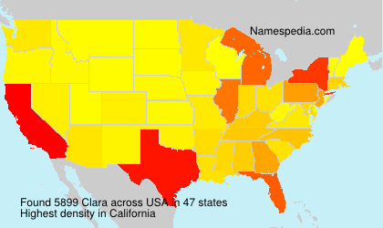 Surname Clara in USA Surname Clara in USA