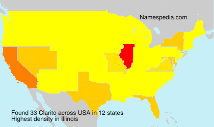 Surname Clarito in USA Surname Clarito in USA